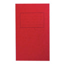 EXERCISE BOOKS, PREMIUM RANGE, 61/2 x 4'' (165 x 102mm), 48 pages, Red, 8mm ruled, Pack of 50