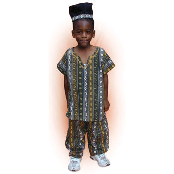 MULTI-ETHNIC DRESSING UP OUTFITS, Boy's West African Buba, Each