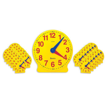 TIME, CLASSROOM, Big Time(TM) Learning Clock Class Pack, Age 5-9, Set