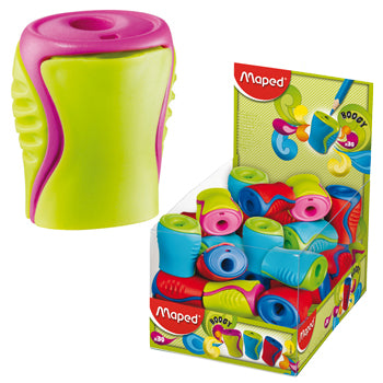 PENCIL SHARPENERS, CANISTER MODELS, Single Hole, 8mm hole, Pack of 30