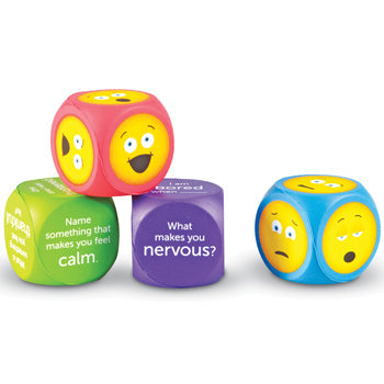 SOFT FOAM EMOJI CUBES, Age 3+, Set of 4