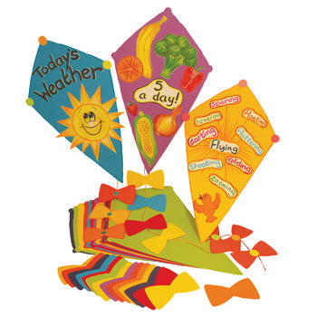 DISPLAY SHAPES, Jumbo Kites, Pack of 20