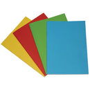 PROJECT BOOKS, 90gsm Cartridge Paper, A4 (297 x 210mm), 40 pages, Card Cover, Red, Plain, Pack of 50