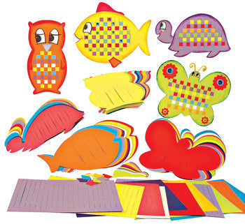 PRIMARY WEAVING SHAPES, Pack of 40