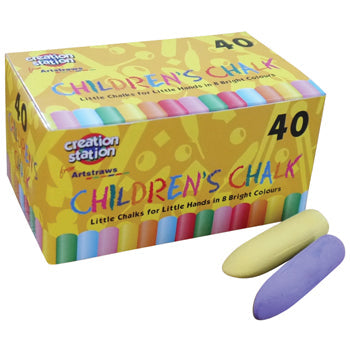 CHALK, Chunky, Age 4+, Pack of 40