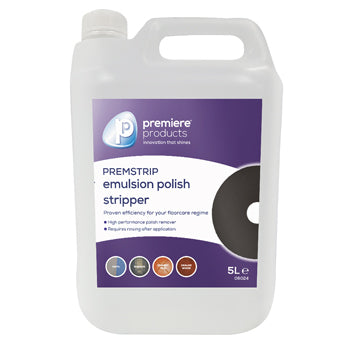 FLOOR POLISH STRIPPER, Emulsion Polish Stripper, Premstrip, Premiere Products, Case of 2 x 5 litres