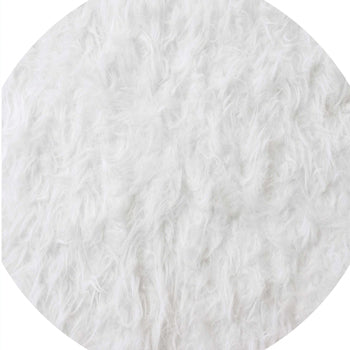 TUFF TRAY MATS, White Fake Fur, Junior, Each