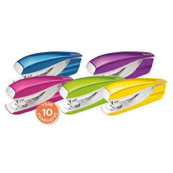 STAPLERS, HALF STRIP STAPLER, Leitz(R) NeXXt WOW, Metallic Blue, Each
