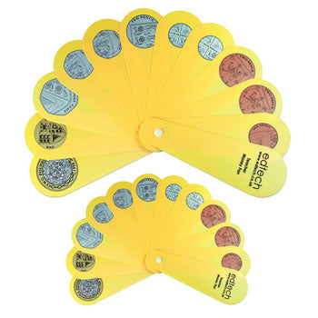 PLASTIC MONEY, FAN, Teacher Size, 230mm Long, Each