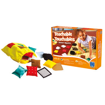 TEACHABLE TOUCHABLES(TM) TEXTURED SQUARES, Set of 20