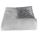 WEIGHTED BLANKET GREY/GREY, 1500 x 2000mm, 5kg, Each