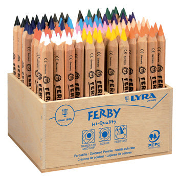 PENCILS, COLOURED, TRIANGULAR, LYRA Ferby(R), Pack of 96