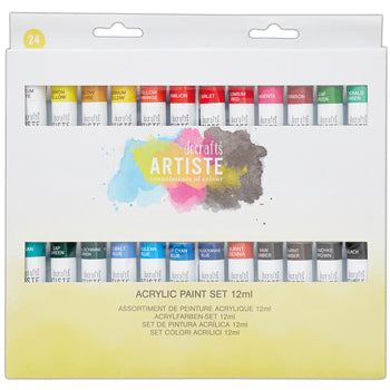 STUDENT ACRYLICS, Artiste, Pack of 24 x 12ml