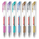 PENS, GEL INK, Edding 2185 Gel Roller, Medium Tip, Metallics, Pack of 7