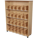 BEECH EFFECT STORAGE RANGE, ADULT BOOKCASE, Maple