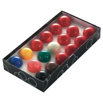SNOOKER BALLS, 2'', Pack of 17