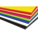 SOLID MIXED COLOUR CAST ACRYLIC SHEET, Pack of 8