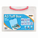 POLYPROPYLENE STORAGE, Tuff Box, A3, 425 x 303 x 30mm, Each