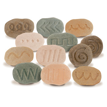 FEELS-WRITE PRE-WRITING STONES, Set of 12