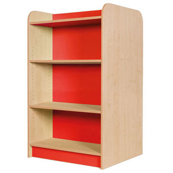 DOUBLE SIDED BOOKCASE, 750mm height, Blue