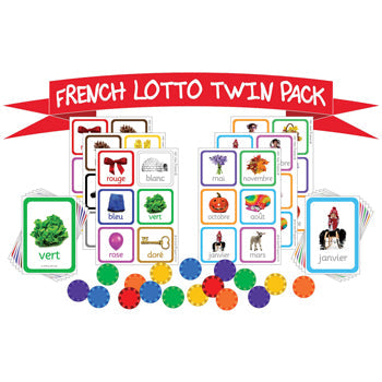 LOTTO TWIN PACKS - FRENCH, Pack of 2 sets