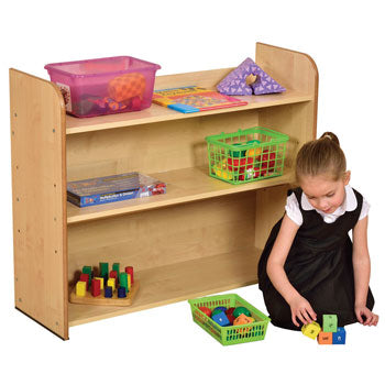 MAPLE EFFECT & PRIMARY COLOUR RANGE, BOOKCASE, Maple