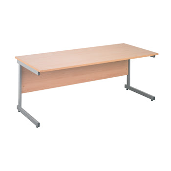 RECTANGULAR WORKSTATION, 1400mm width, Beech