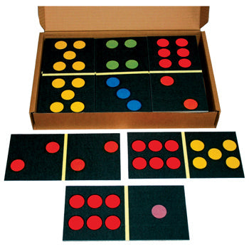 DOMINOES, Felt, Giant Floor, Set of 28
