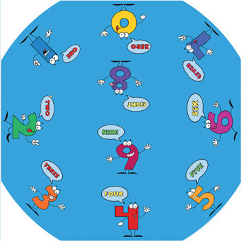 JUNIOR PLAY TRAY MATS, Numbers, Each