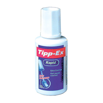 CORRECTION FLUID, Tipp-Ex(R) Rapid, 15 + 5 Free, Box of 20