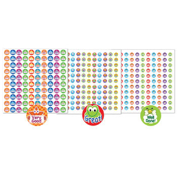 STICKERS, MOTIVATION & REWARD, Mixed Colour, Pack of 726 stickers