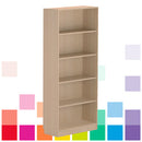 OPEN BOOKCASES, 1800mm height, Oak, Smartbuy