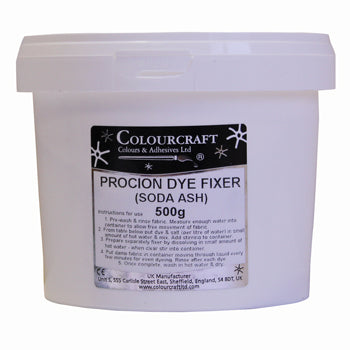 FABRIC CRAFT DYE, Procion Dye Fixer, 500g