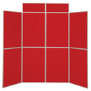 LIGHTWEIGHT FOLD-UP DISPLAY SCREEN, Floor Standing, 8 Panel Screens, Blue