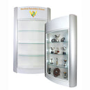 FLOOR STANDING, TROPHY SHOWCASES, Floor Standing, With LED lights & Graphic, 1200 x 250 x 2000mm height