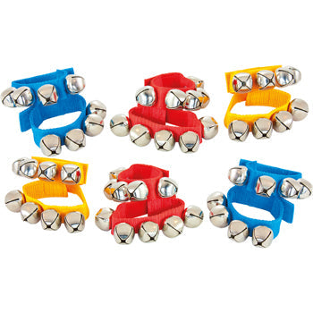 WRIST BELLS, Age 3+, Set of 6 Pairs