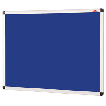 ALUMINIUM FRAMED NOTICEBOARD, 1800 x 1200mm, Burgundy