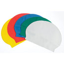 SWIMMING CAPS, Latex, Single Colour, Yellow, Pack of 12