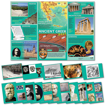 HISTORY, ANCIENT GREECE, IDEAS POSTER & PHOTOPACK, Set of 3