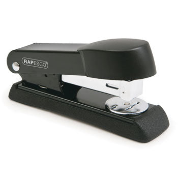 STAPLERS, HALF STRIP, Rapesco Minno, Black, Each