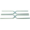 FOOTBALL, POLY GOALS, GROUND ANCHORS, U SHAPED, Set of 4