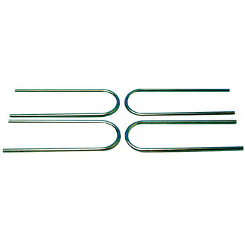 FOOTBALL, POLY GOALS, GROUND ANCHORS, U SHAPED, Set of 4