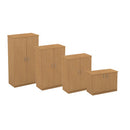 SIRIUS, DOUBLE DOOR CUPBOARD, 1252mm height, Beech