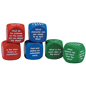 READING COMPREHENSION CUBES, Set of 6