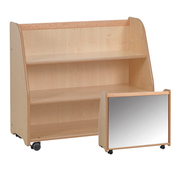 Millhouse  ROLE PLAY ZONE, MOBILE TROLLEY WITH MIRROR BACK