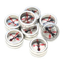 NAVIGATIONAL MAGNETS, PLOTTING COMPASS, 20mm diameter, Pack of 10