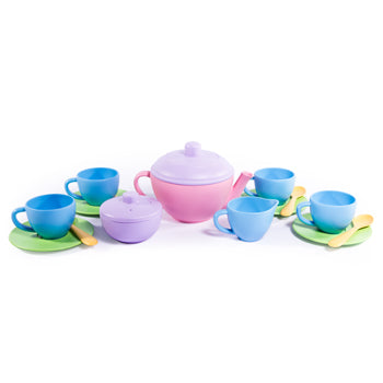 GREEN TOYS, Tea Set, Age 2+, Set of 17 pieces