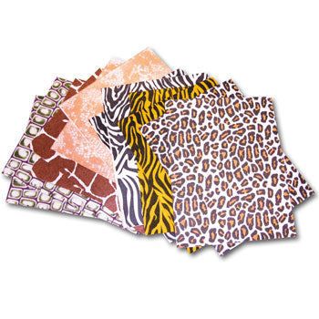 FELT, Animal Print Pieces, 305 x 228mm, Pack of 12