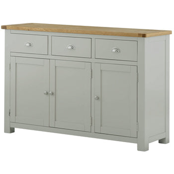 PORTLAND STONE FURNITURE, 3 DOOR 3 DRAWER SIDEBOARD, CRAFTSMAN CONTRACT FURNITURE LTD