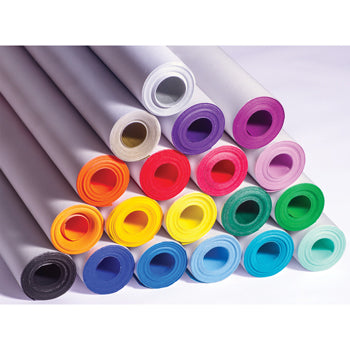 POSTER PAPER ROLLS, Brights Assorted, 508mm x 10m, Pack of 10 rolls